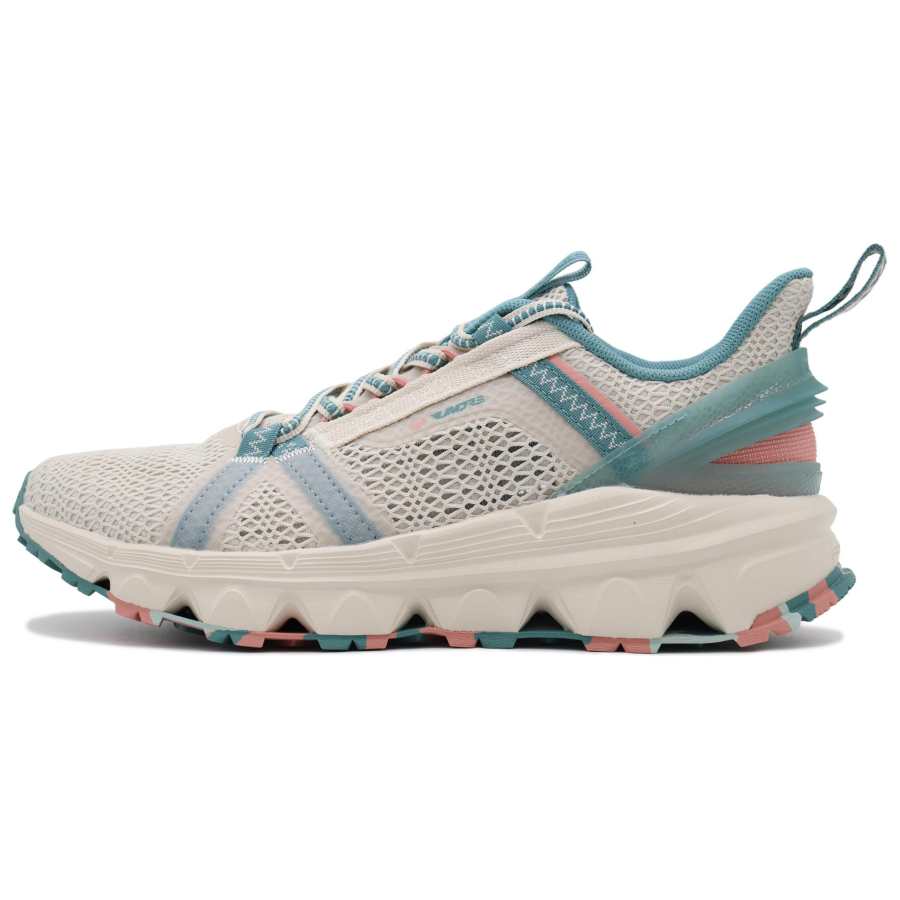361° Slip Resistant And Breathable River Trekking Shoes Women's Beige Cyan