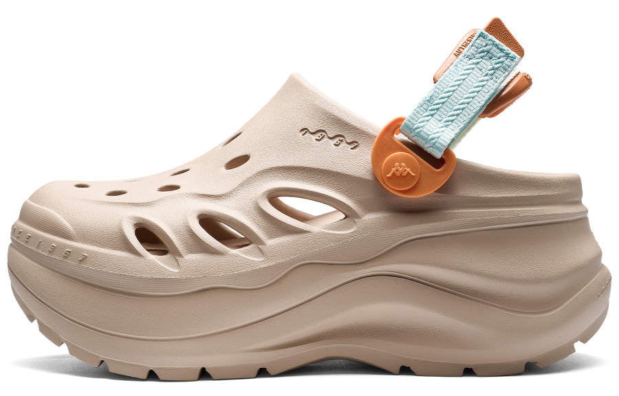 Kappa Street Avant Garde Back to Back Clogs Women's Gray Khaki