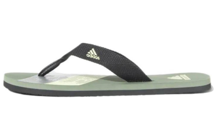 Adidas Adidas Stabile Comfortable Slip Resistant Abrasion Resistant Slide Slippers Men's Black Green
