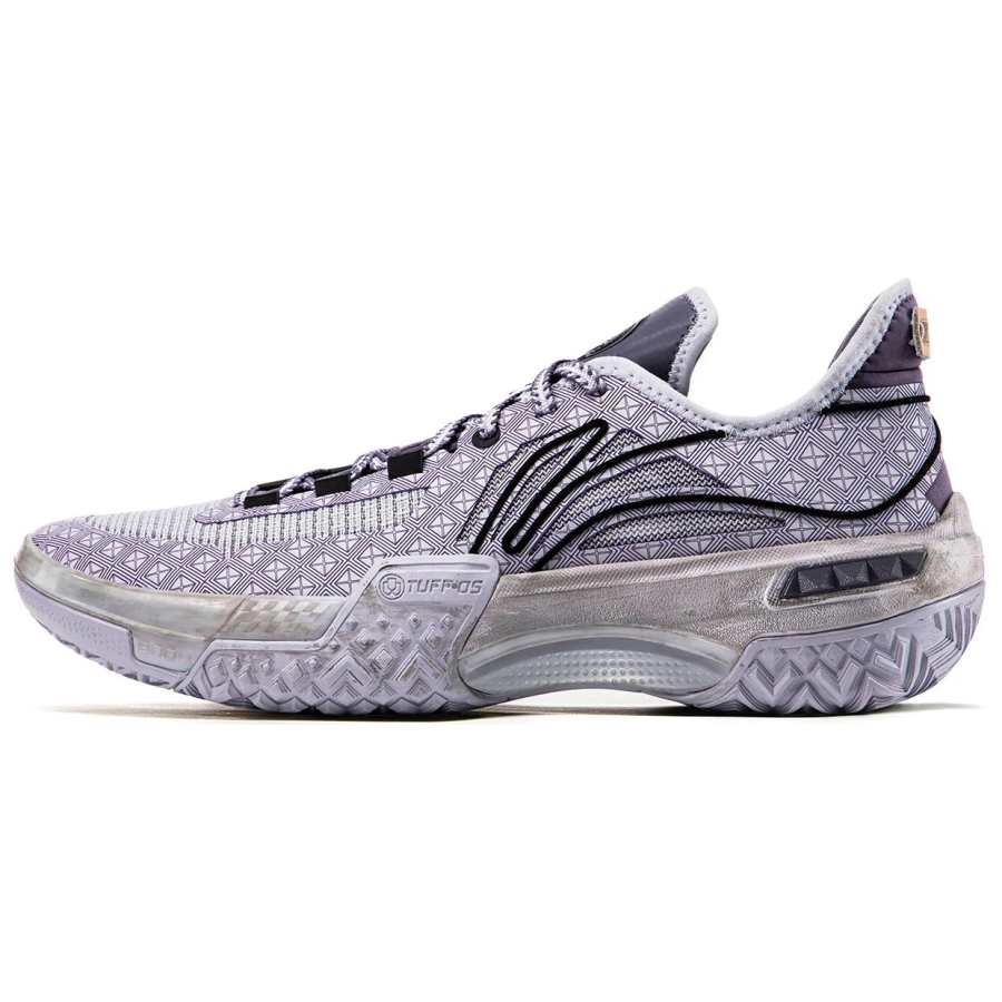 Li-Ning Li Ning Jie Ao Cushioning Slip Resistant Abrasion Resistant Lightweight Rebound Low top Basketball Shoes Men's
