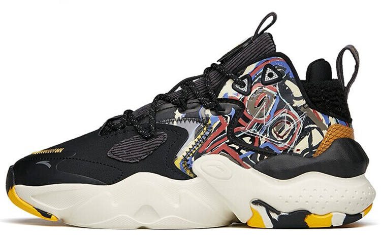 ANTA Basquiat x Anta Overlord Peak 2.0 Basketball Collaboration Synthetic Leather