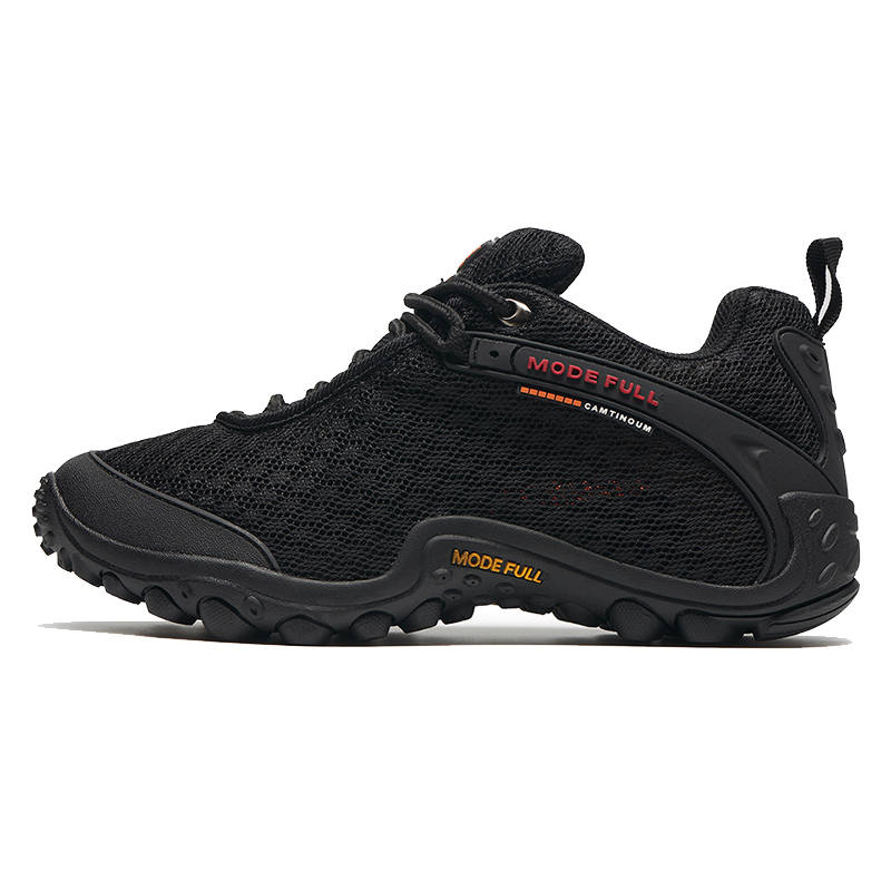 MODE FULL Cushioning Slip Resistant Abrasion Resistant Breathable Low top Mountaineering Shoes Men's