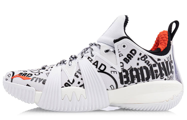 Li-Ning Li Ning Badfive 1 Badfive Mid top Basketball Shoes Men's White