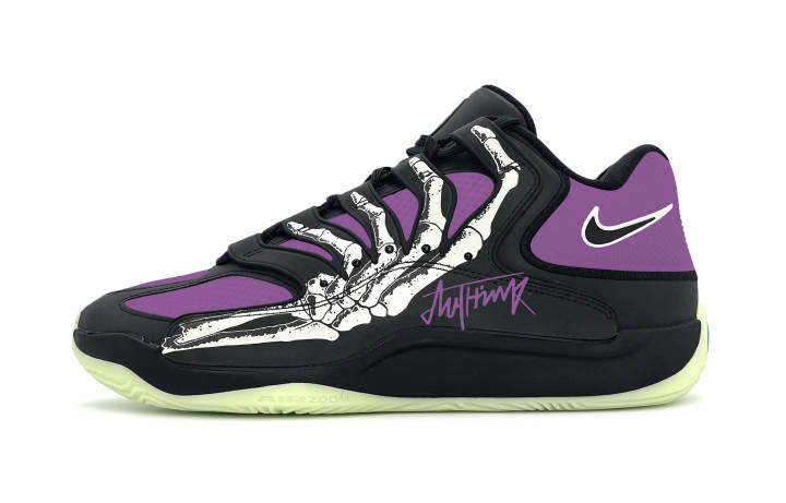 Nike Nike KD 18 Breathable Grip Breathable Traction Low top Basketball Shoes Men's Black