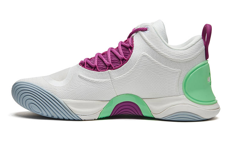 EQLZ EQUALIZER EQLZ EQUALIZER Sphere Basketball Shoes Men's Low Top Purple/Mint Green/White