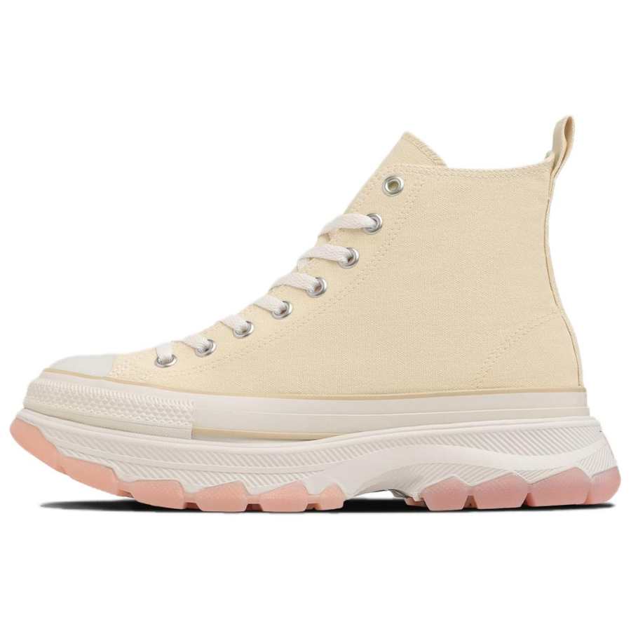 Converse All Star Trekwave High top Canvas Shoes Men's Beige Japan Version