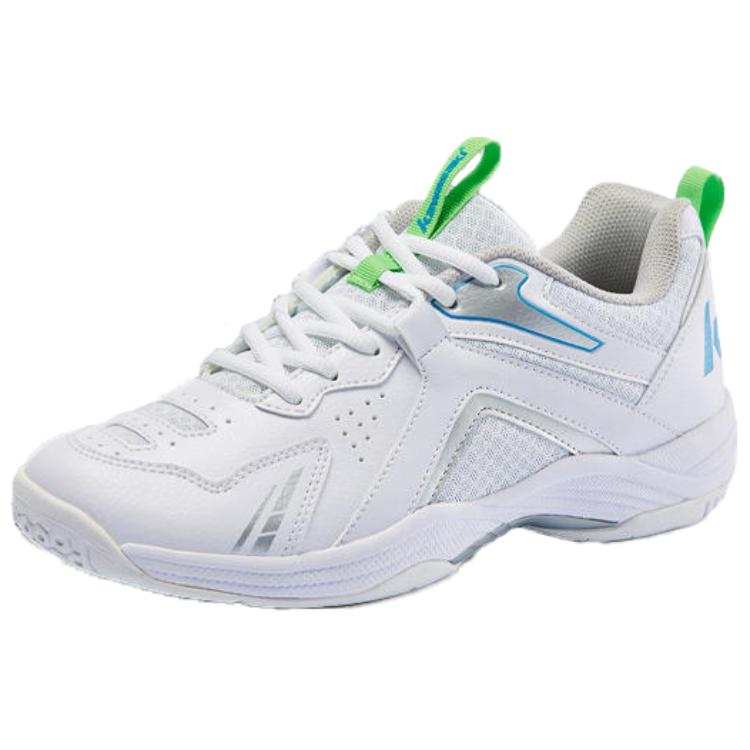 Kawasaki Cushioning Slip Resistant Low top Badminton Shoes Unisex White Gray