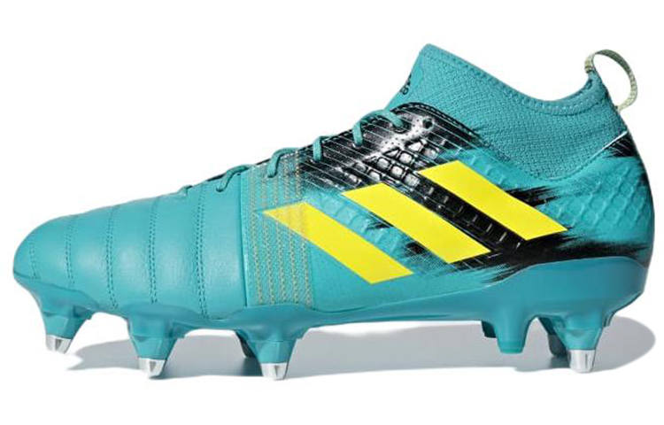 Adidas Adidas Kakari X Kevlar Soft Ground Boots Abrasion Resistant Mid top Training Shoes Men's Lake Blue
