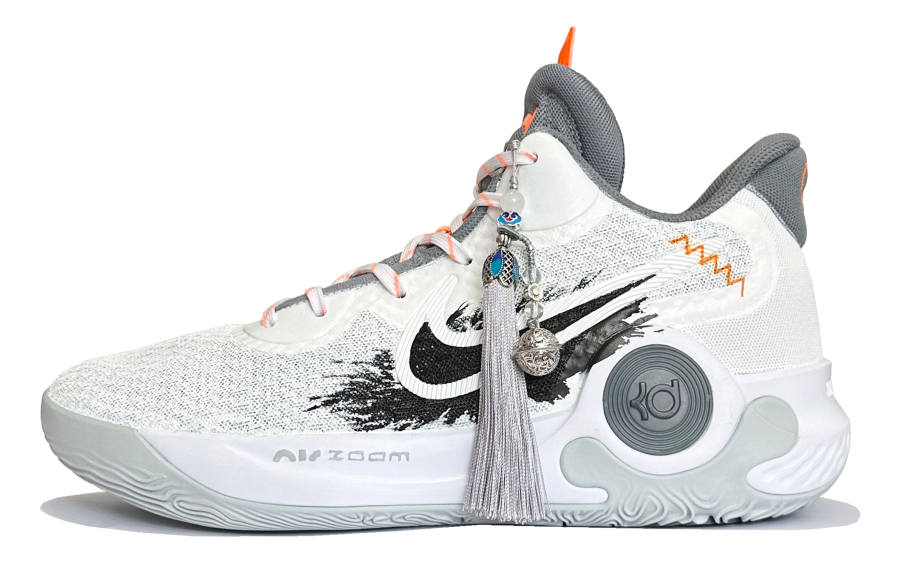 Nike Nike KD Trey 5 Ignite The Entire Venue Lightweight Slip Resistant Lightweight Anti Slip Mid top Basketball Shoes Unisex