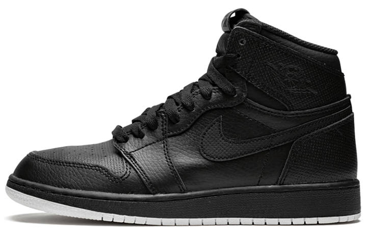 Jordan Jordan 1 Retro High OG GS Black Perforated