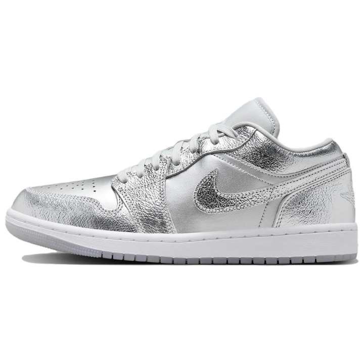 Jordan Jordan 1 Low SE Metallic Silver Women's