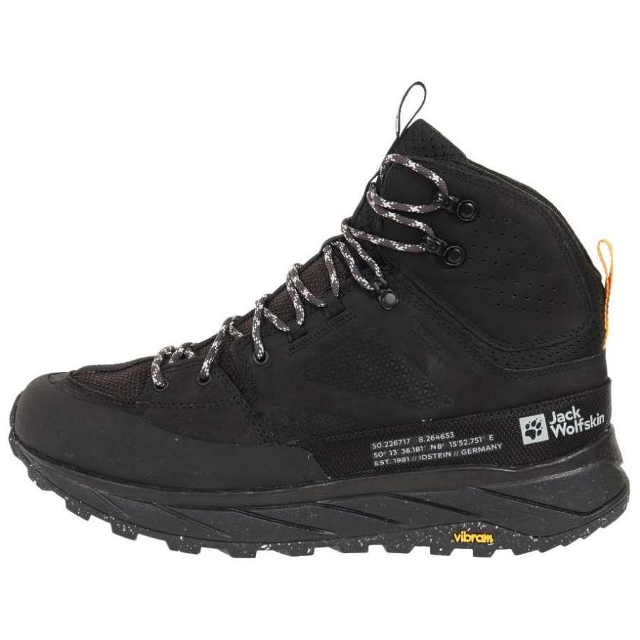 Jack Wolfskin Terraquest Mid top Hiking Shoes Men's Black