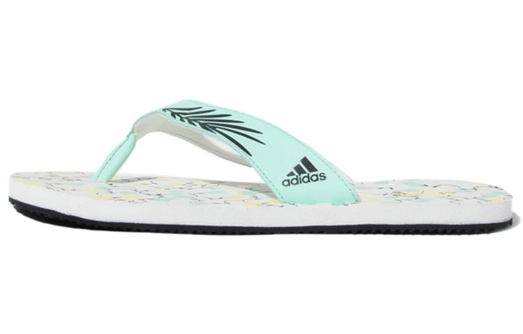 Adidas Adidas Cloudfoam Casual Rubber Sole Quick Dry Slide Slippers Women's Fresh Green