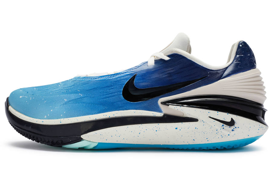 Nike Nike Air Zoom G.T. Cut 2 Cushioning Slip Resistant Cushioning Slip Resistant Low top Basketball Shoes Unisex Blue Black