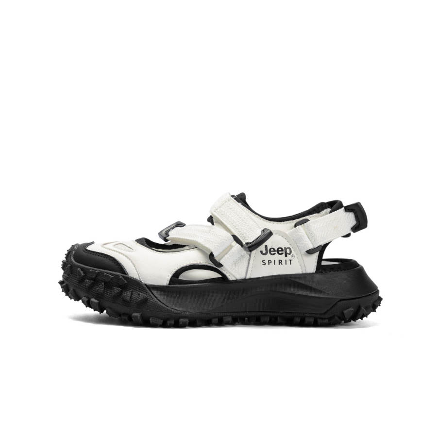 JEEP SPIRIT Outdoor Commute Textile, Synthetic Leather Slip Resistant Grip Breathable River Trekking Shoes