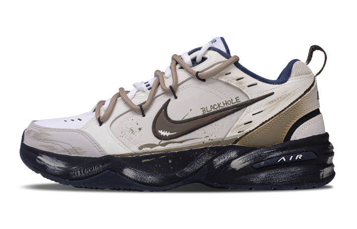 Nike Nike Air Monarch 4 Black Hole Product, Dark Realm Dust Cushioning Abrasion Resistant Height Increasing