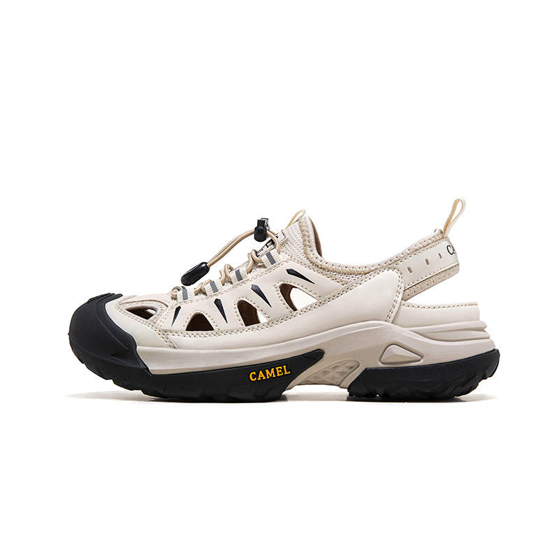 CAMEL Breathable Slip Resistant Anti Collision Height Increasing Rebound Beach Sandals Women's
