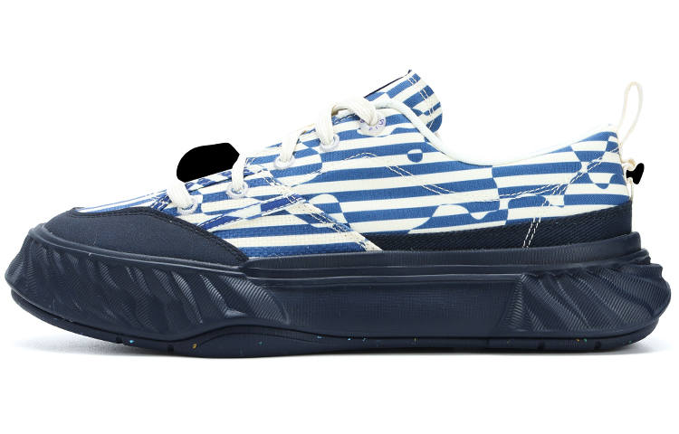 FILA Gear Low top Canvas Shoes Men's Blue White