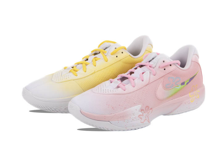 Nike Nike Air Zoom G.T. Cut Academy Basketball Shoes Unisex Low Top Pink/Yellow