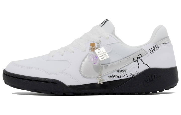 Nike Nike Terra Manta Love Confession Moment Abrasion Resistant Low top Training Shoes Unisex Silver White