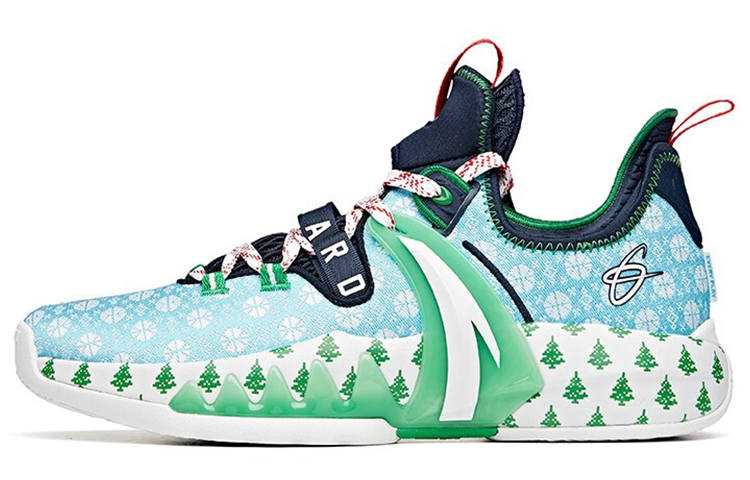 Anta GH2 'Christmas' Textile, TPU Cushioning Slip Resistant Abrasion Resistant Breathable Support Low top