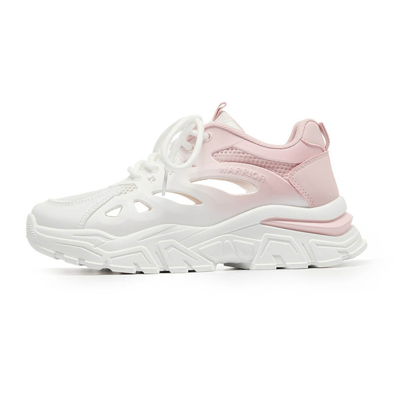 Warrior Breathable Lightweight Casual Shoes Women's White Pink