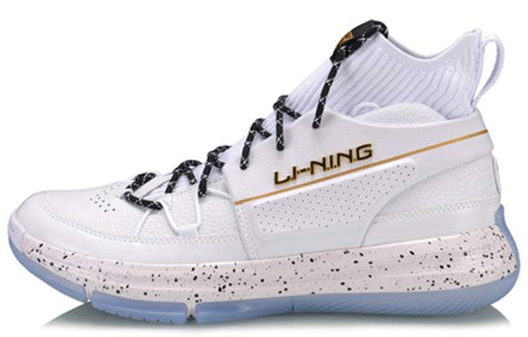 Li-Ning Li Ning 937 Rebirth Textile, Synthetic Leather Slip Resistant Abrasion Resistant High top Vintage Basketball Shoes