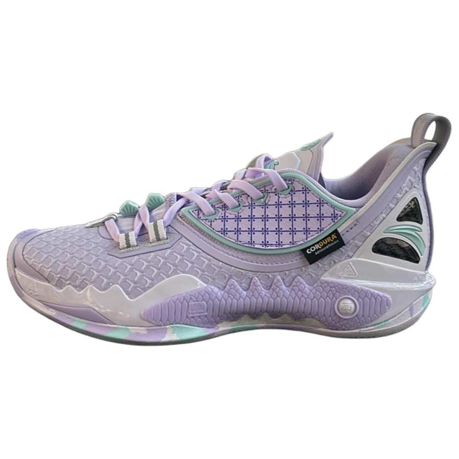 Anta Frenzy 5 V2 Cushioning, Slip Resistant, Abrasion Resistant, Moisture Wicking Low top Basketball Shoes Men's Purple