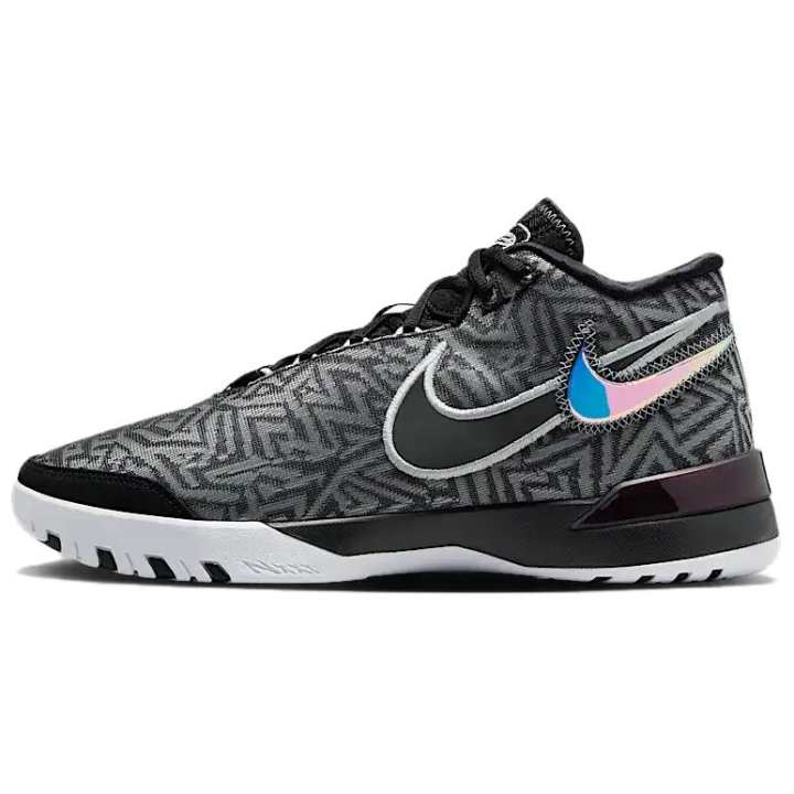 Nike Nike Slip Resistant Abrasion Resistant Low top Basketball Shoes Men's Black
