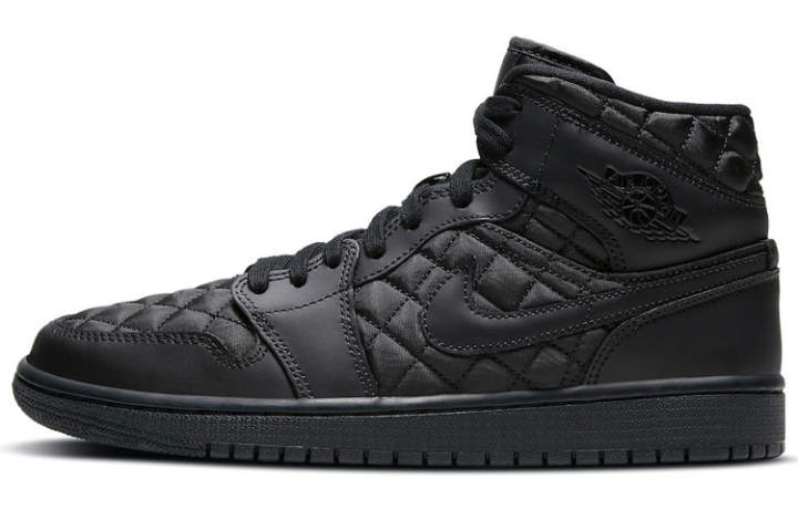 Jordan Jordan 1 Mid SE Quilted Black Women's