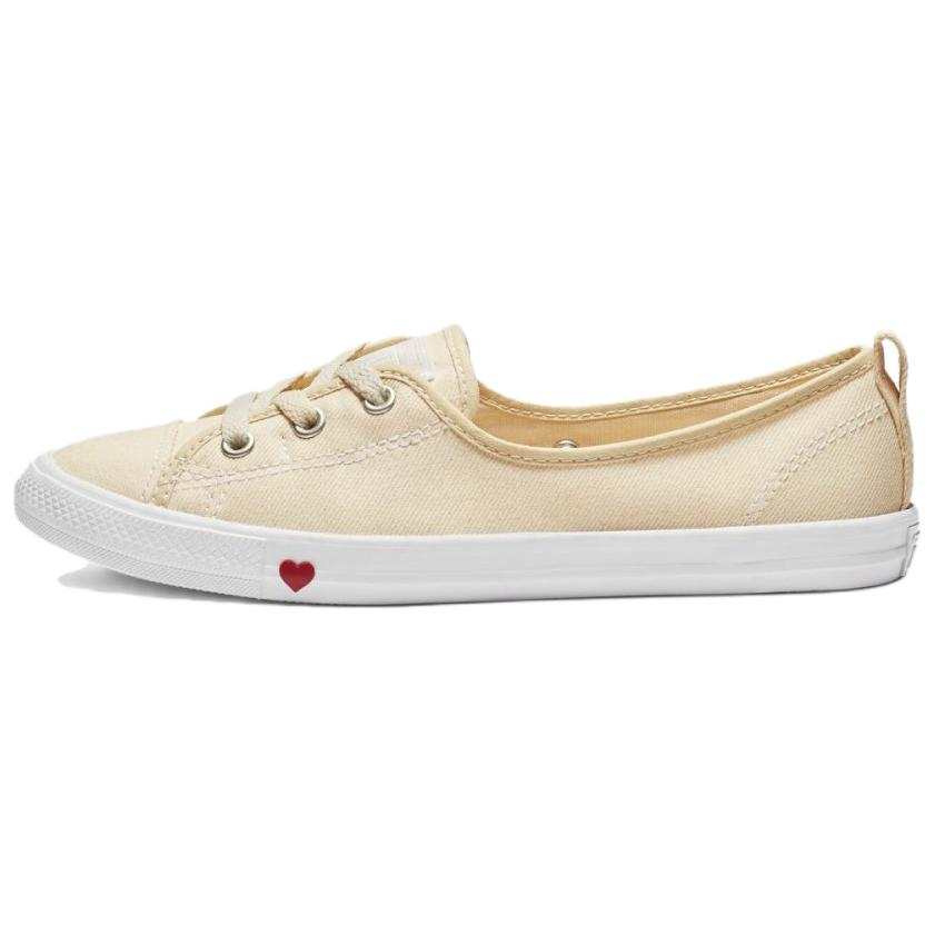 Converse CTAS Abrasion Resistant Abrasion Resistant Low top Canvas Shoes Women's Beige