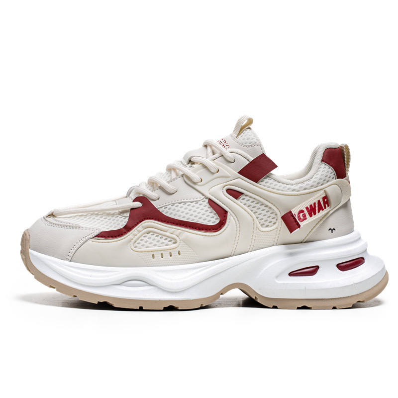 BAOZAOGONGYANG Athleisure Breathable Height Increasing Low top Chunky Sneakers Men's