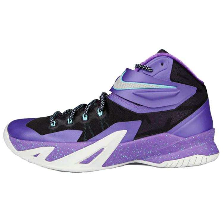 Nike Nike Zoom Soldier 8 Slip Resistant Abrasion Resistant Slip Resistant Abrasion Resistant High top Basketball Shoes Men's