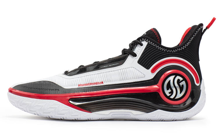 361° AG4 Fabric Low top Basketball Shoes Men's White Black