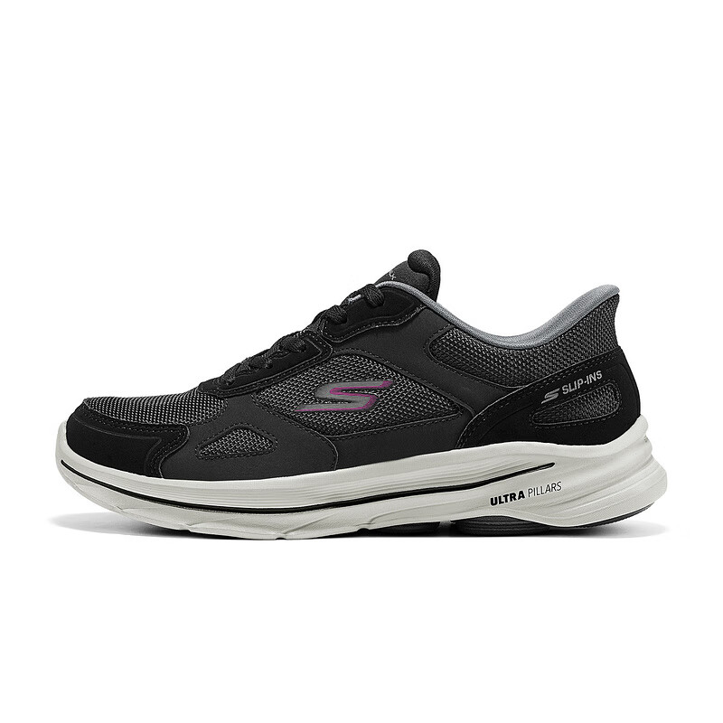 Skechers Go Walk 8 Lightweight Low top Walking Shoes Women's Black