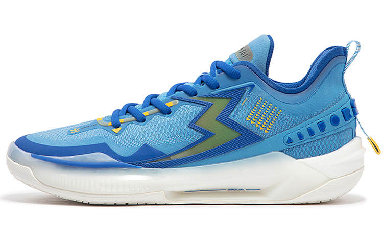 361° BIG3 5.0 Quick PRO Basketball Shoes Men's Low Top University Blue/Numbers Blue