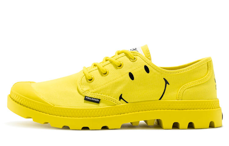 Palladium SMILEY x Palladium Pampa Hi Be Kind Slip Resistant Abrasion Resistant Breathable Cushioning