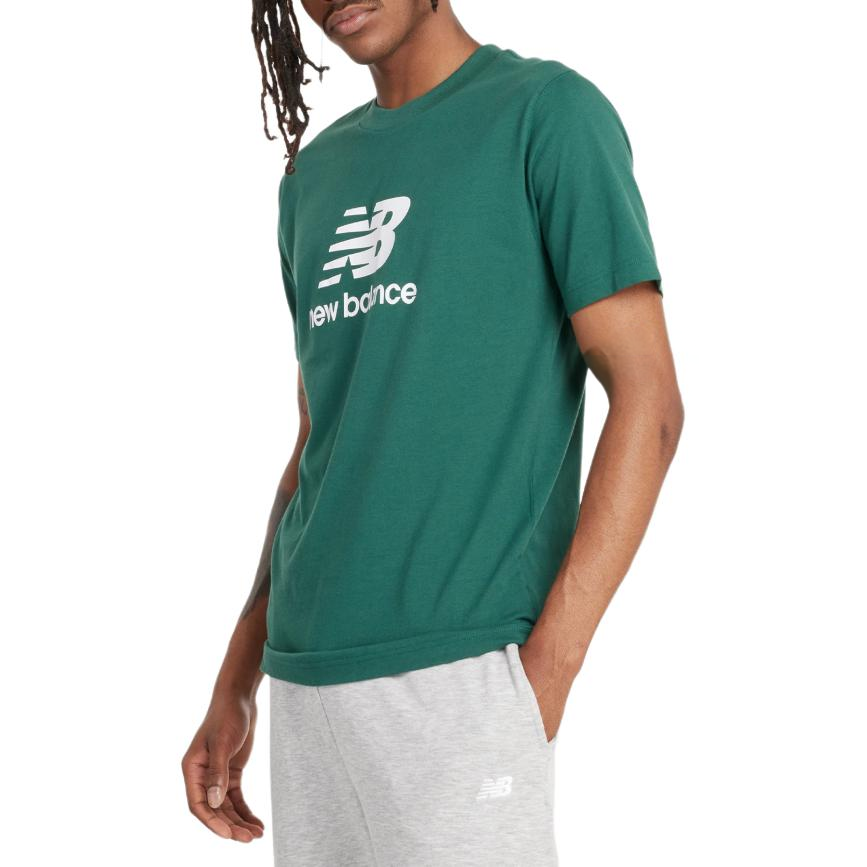 New Balance New Balance T Shirts Men's Green Crew Neck