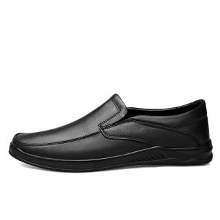 PAIBLOKS Top Grain Cow Leather Men's Casual Shoes Men's