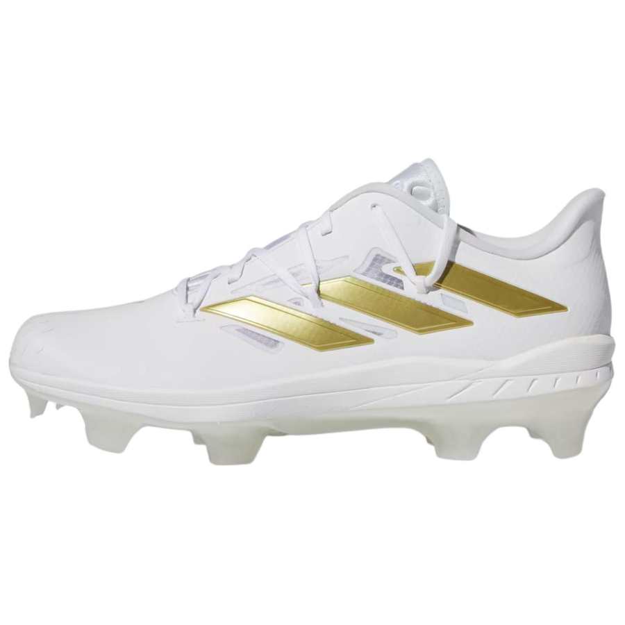 Adidas Adidas Afterburner 9 Adizero 9 Cleats Slip Resistant Slip Resistant Low top Training Shoes Men's White