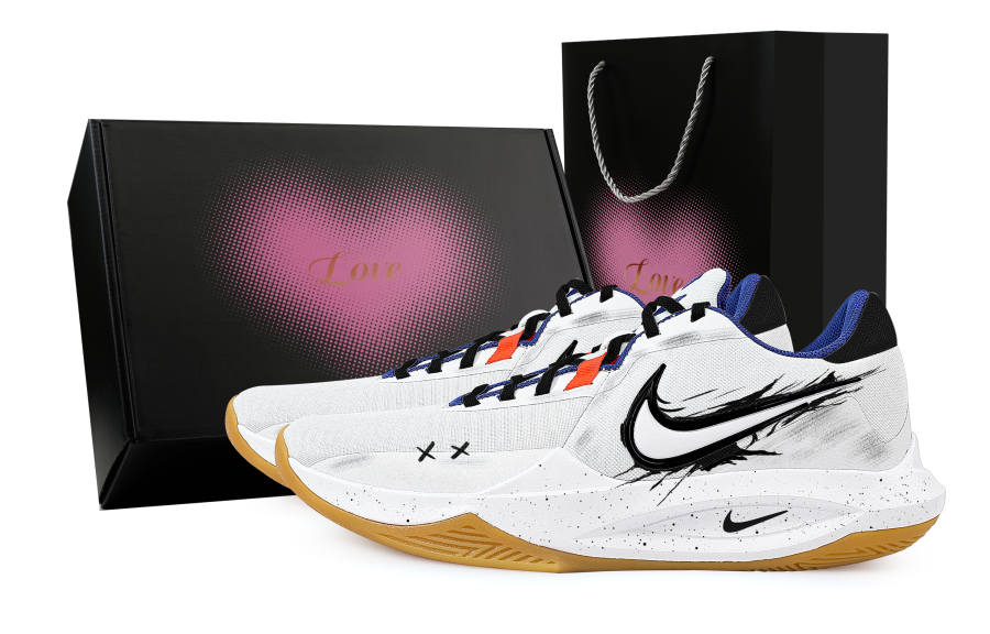 Nike Nike Precision 6 Venom Code Heart Box Fabric Slip Resistant Abrasion Resistant Low top Vintage Basketball Shoes Men's