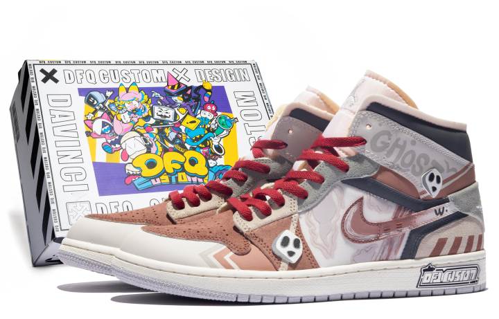 Jordan Jordan Air Jordan 1 Mid Textile, Leather Cushioning Slip Resistant Abrasion Resistant