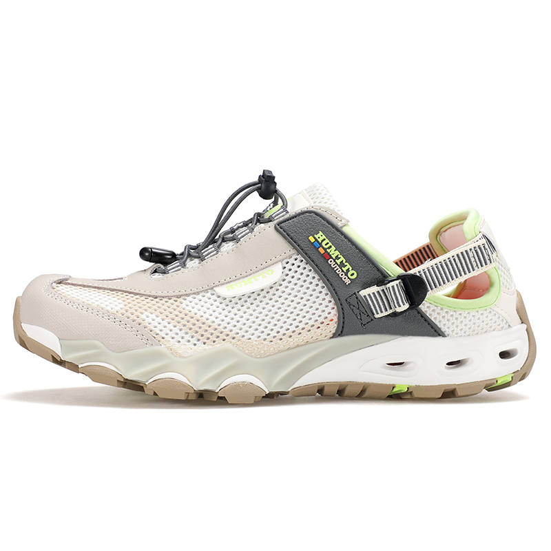HUMTTO Fabric River Trekking Shoes Men's Beige Dark Gray