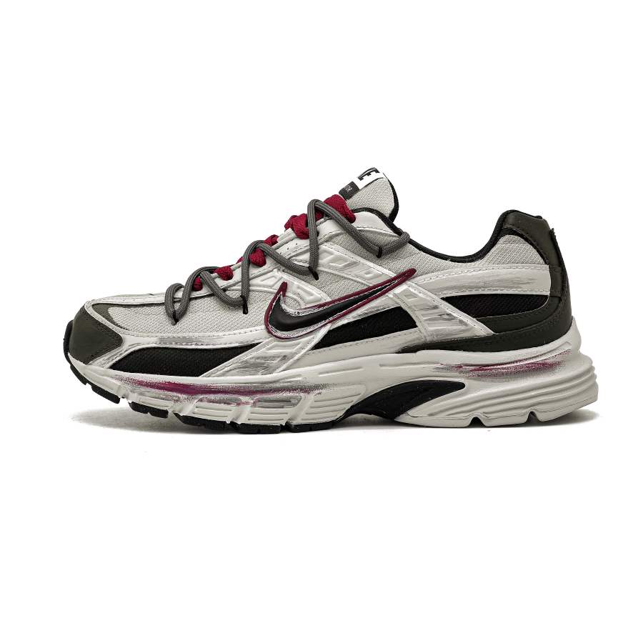 Nike Nike Initiator Dark Berry Gray Trace Mesh Cushioning Abrasion Resistant Breathable Low top Running Shoes Unisex