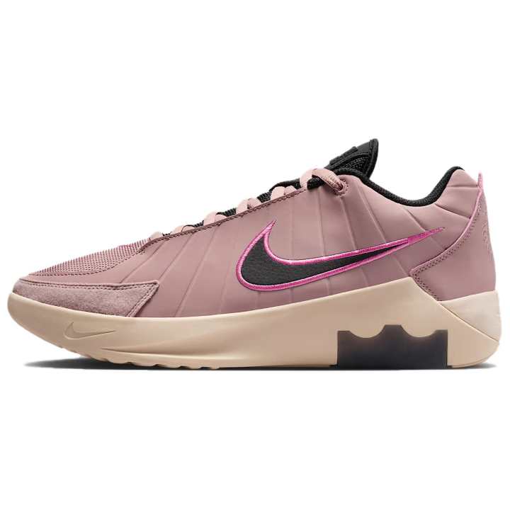 Nike Nike LEBRON WITNESS IX Breathable Support Breathable Support Mid top Basketball Shoes Unisex Pink