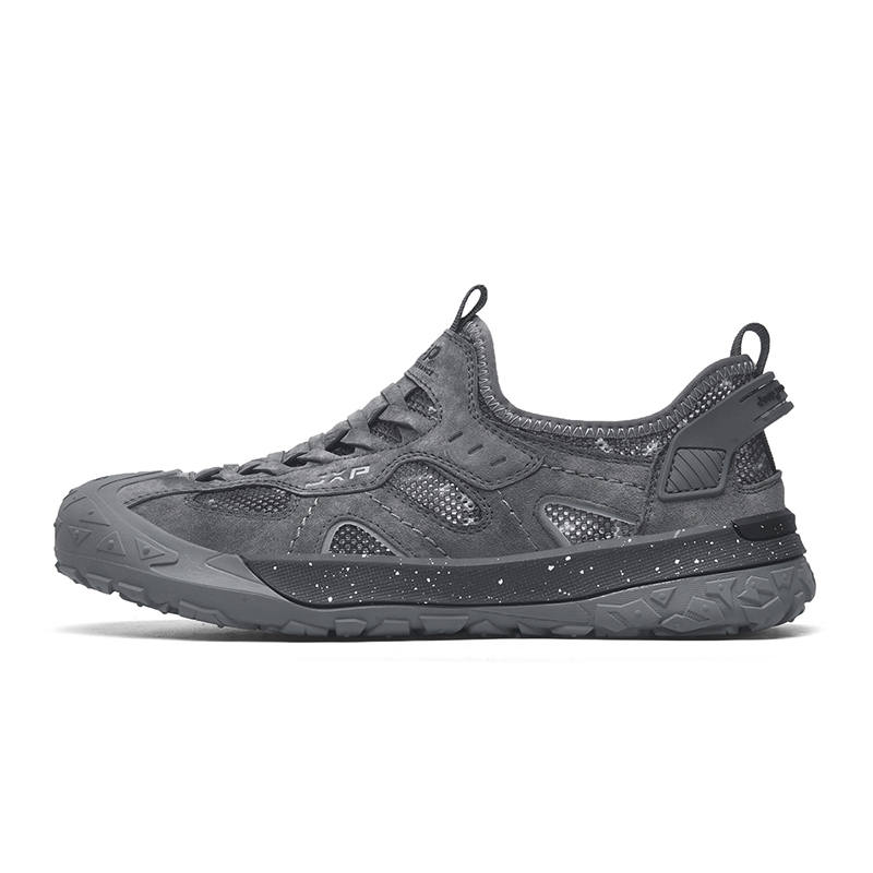 Jeep Fabric Low top Outdoor Hiking Shoes Men's Gray