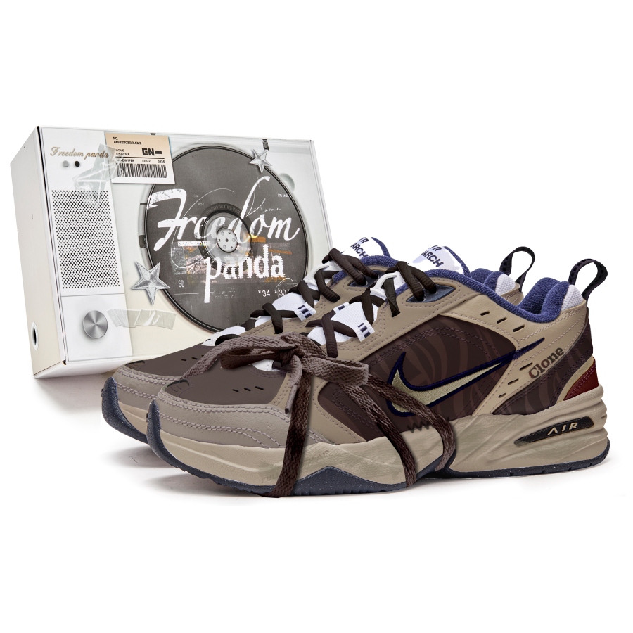 Nike Nike Air Monarch 4 Freedom Panda, Box, Rust World Slip Resistant Abrasion Resistant Slip Resistant Abrasion Resistant