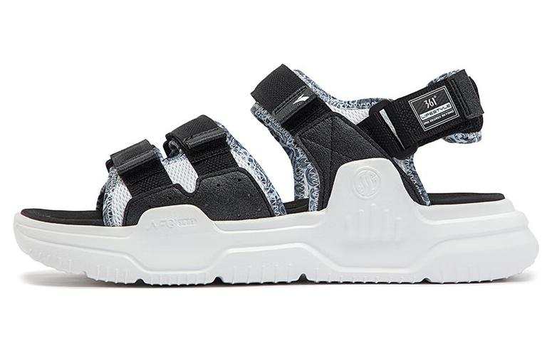 361° Sports Sandals Men's Black White