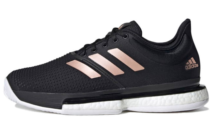 Adidas Adidas SoleCourt 'Black Copper Metallic' Women's