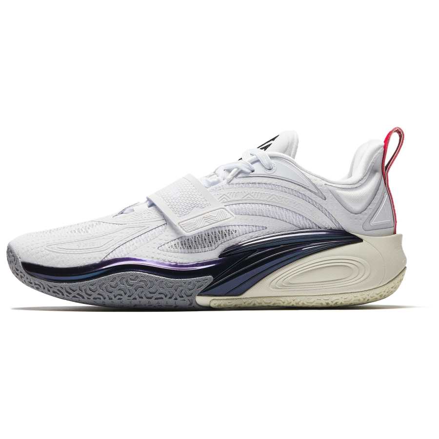 Anta KAI 1 Low top Midfoot Carbon Plate Basketball Shoes Men's White Black Red